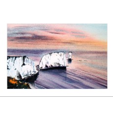 Old Harry Rocks Greeting Card